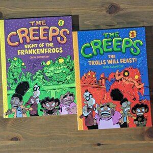 THE CREEPS 1 & 2 **SIGNED AUTOGRAPHED** Chris Schweizer Frankenfrogs Trolls